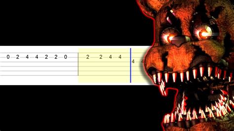 Five Nights At Freddys 4 Song Break My Mind Easy Guitar Tabs