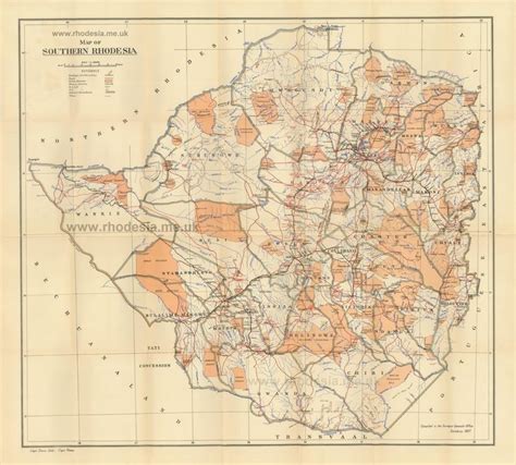 Rhodesian Maps Archive Of Rhodesia With Images Map Vintage Map