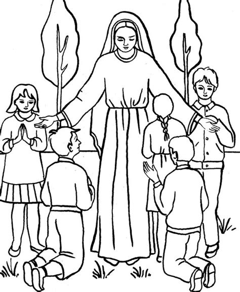 Chrześcijańskie Maryja Kolorowanki Dla Dzieci Kolorowanki Do