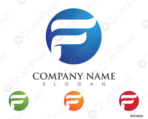 F Letter Logo Stock Vector 2378283 Crushpixel