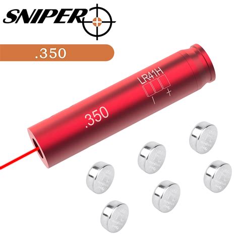 Tpo 350 Legend Bore Sight Red Laser Boresighter With 6 Batteries
