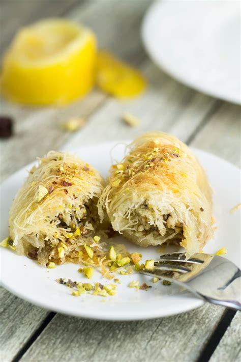 Kataifi Greek Nut And Honey Pastry Rolls