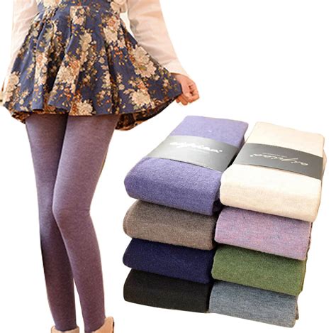 Women Winter Spring Cashmere Stockings Sexy Wool Tights Pantyhose Seamless Socks Ebay