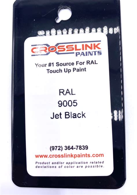 RAL 9005 Jet Black Powder Coating Powder Crosslink Paints