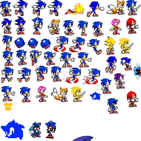Pixilart Sonic Advance Sprites By Sonic Gamer