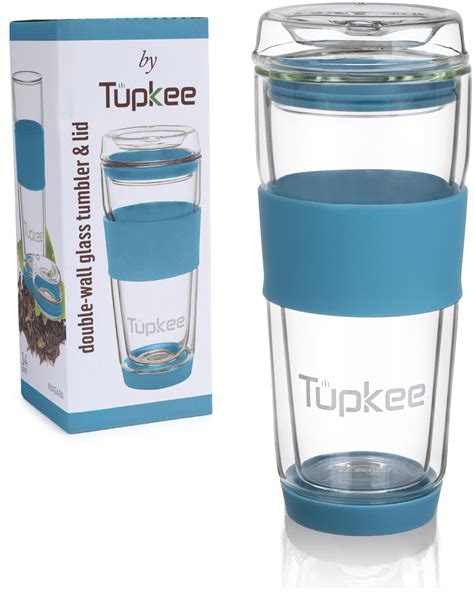 The specially designed tupkee tumbler with glass sip lid offers some exclusive features to make your drinking experience exquisite in the conference room. Tupkee Double Wall Glass Tumbler - All Glass Reusable ...