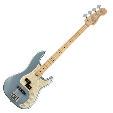 Fender American Elite Precision Bass Mn Satin Ice Blue Metallic