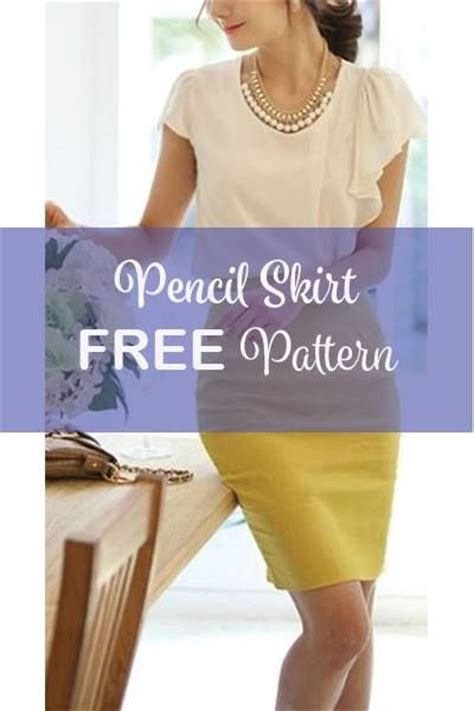 Free Pencil Skirt Pattern My Handmade Space