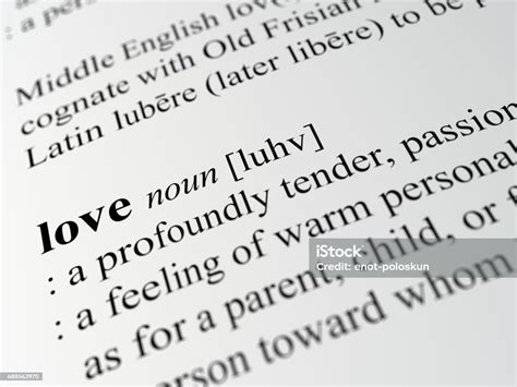 Definition Of Love Stock Photo Download Image Now Book Close Up