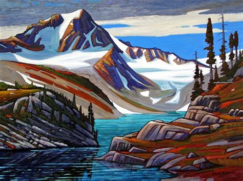 Mount Tatlow Nicholas Bott Canadian Art Landscape Paintings