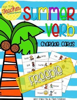 Verb Cards Freebie Classroom Freebies Teaching Words