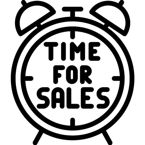 Time For Sales Vector Svg Icon Svg Repo