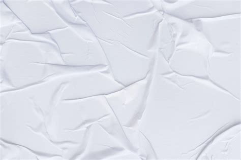 Blank Paper Crumpled Texture And Creased Paper Poster Background Wet