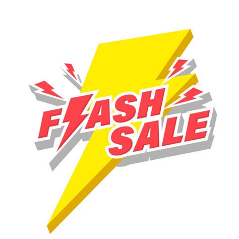 Flash Sale Icon Illustrations Royalty Free Vector Graphics And Clip Art