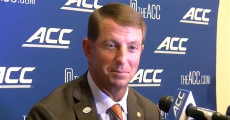 Tnet Watch Dabo Swinney Acc Kickoff Breakout Session Clemson