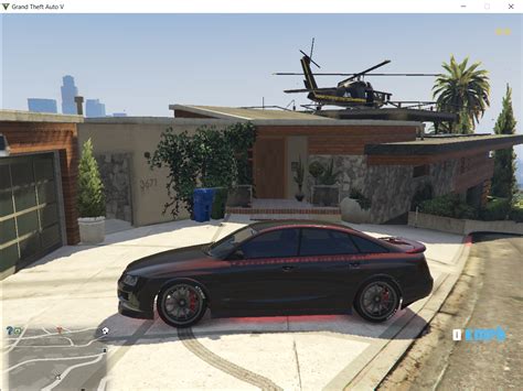 Franklins Heliped On His House Gta5