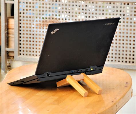 How To Make A Wooden Laptop Stand Adjustable Angle 5
