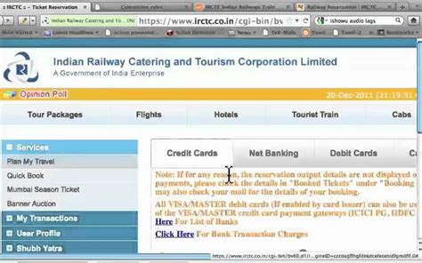 online train ticket booking via irctc youtube