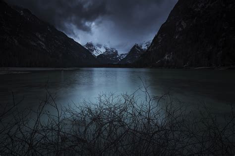 Fondos De Pantalla Luz De Sol Paisaje Montañas Noche Lago Agua