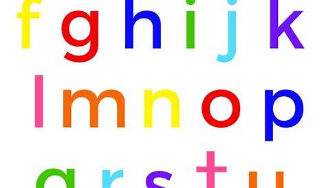 Printable Uppercase And Lowercase Alphabet