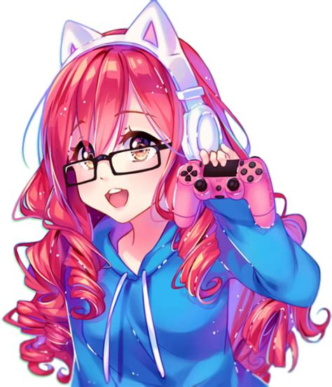 Gamer Anime Girl Profile Picture