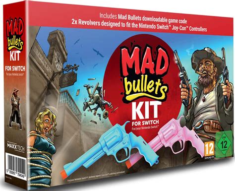 Mad Bullets Kit Pistolet Revolver Nintendo Switch