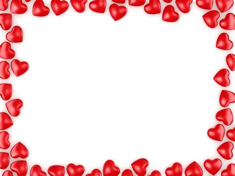 Love Red Hearts Border Frame Card — Stock Photo © Pixeldreams 7649765