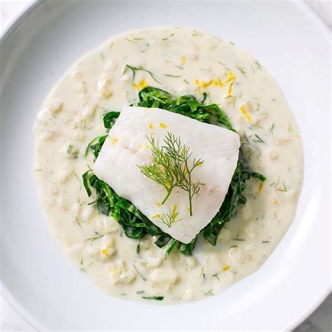 Poached turbot with fennel velouté by Galton Blackiston ift tt