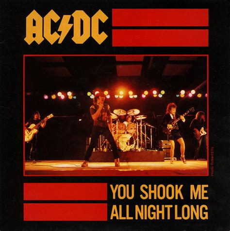 AC/DC – You Shook Me All Night Long (1980, WEA Pressing, Vinyl) - Discogs