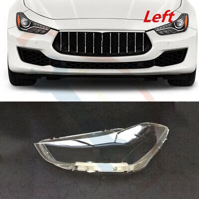 Pcs Para Maserati Ghibli Lado Izquierdo Faro Cubierta Transparente Pegamento