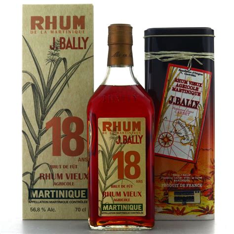 J Bally 18 Year Old Rhum Martinique Rum Auctioneer