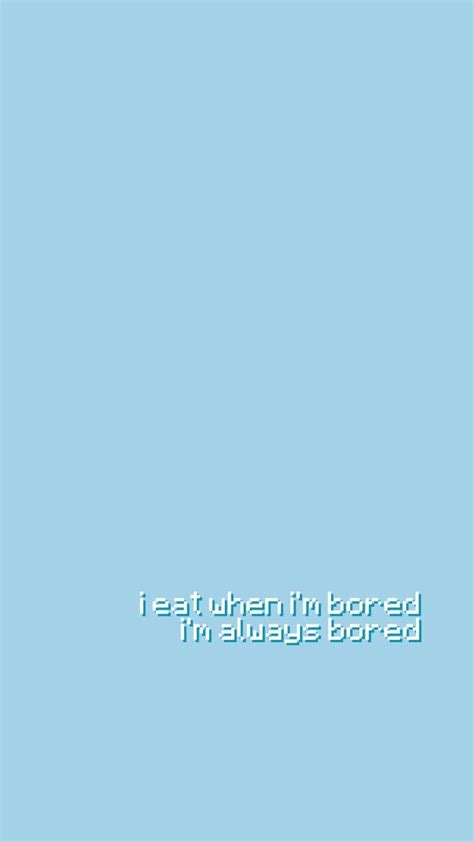 Baby Blue Cute Wallpapers Vsco Aesthetic Cute Font