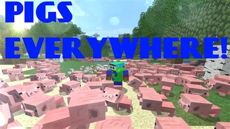 Pigs Everywhere Minecraft Youtube