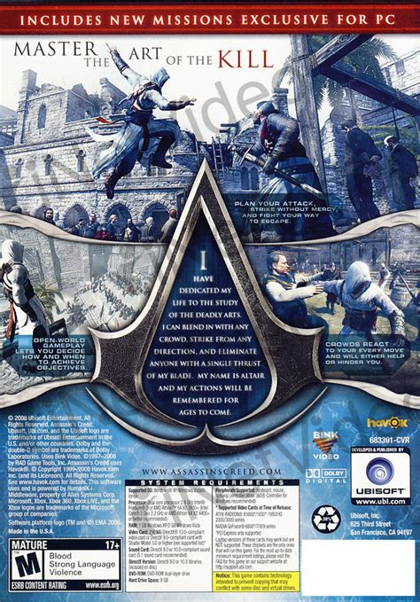 Assassins Creed Directors Cut Edition Pc On Pc Game