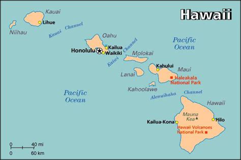 Hawaiian Islands Maps Pictures | Map of Hawaii Cities and ...