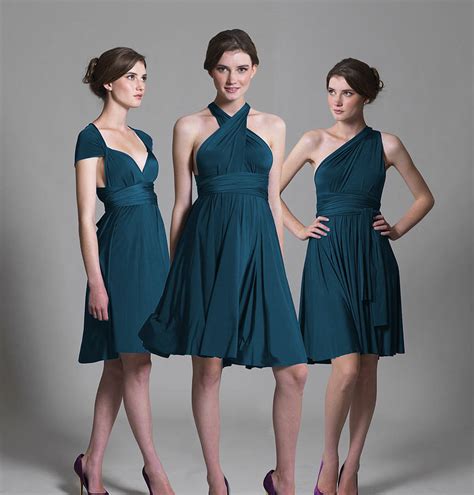 Multiway Knee Length Bridesmaid Dress By In One Clothing