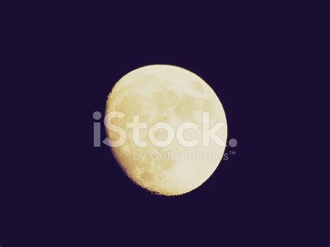 Retro Look Full Moon Stock Photo Royalty Free Freeimages