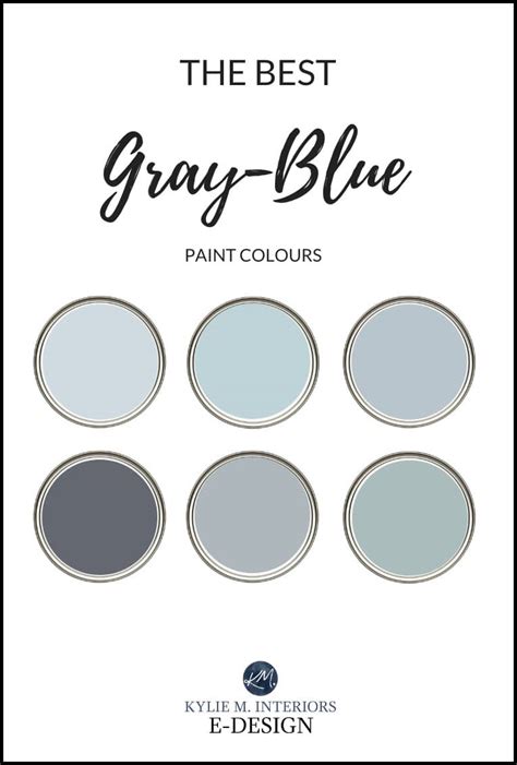 The 10 Best Blue Gray Paint Colours Calming Relaxing And Cool Kylie