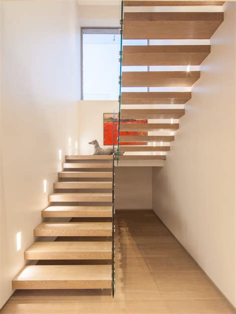 Open Tread Staircase Ideas, Pictures, Remodel and Decor Shop open riser stairs now for floating stair kits & mono stringer stairs.