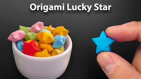 Origami Lucky Star How To Fold Youtube