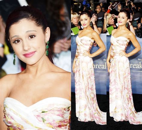 Ariana Grande Strapless Dress Formal Celebs Fashion