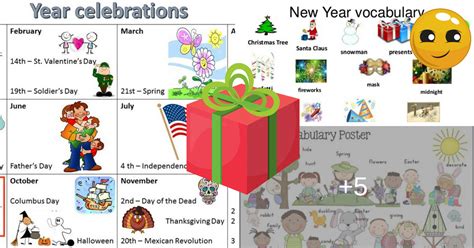 Holidays And Special Events Vocabulary In English Eslbuzz Learning
