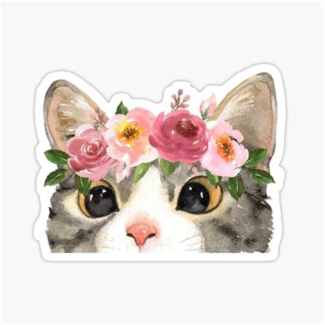 Unique Cat Lover Gift Vinyl Sticker Cute Mini Cat Stickers Perfect As