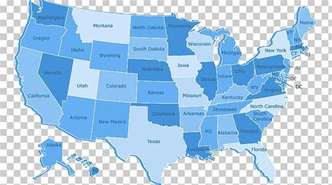 United States Map Graphics Us State Png Clipart Area Blue Map