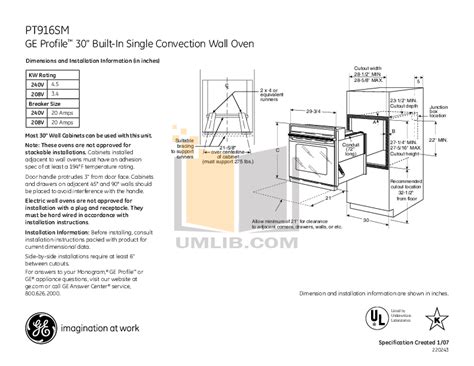 Download Free Pdf For Ge Profile Pt916smss Oven Manual