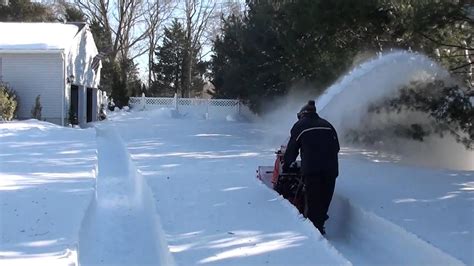 Bob Snow Blowing Driveway Youtube