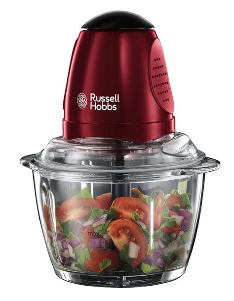 Russell Hobbs 20320 Rosso Mini Chopper Food Processor 200w Red Ebay