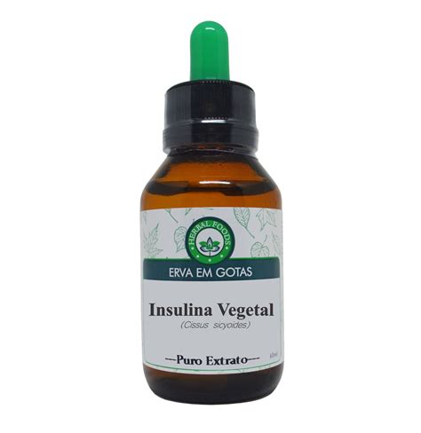 Insulina Vegetal Extrato 60ml Herbal Foods