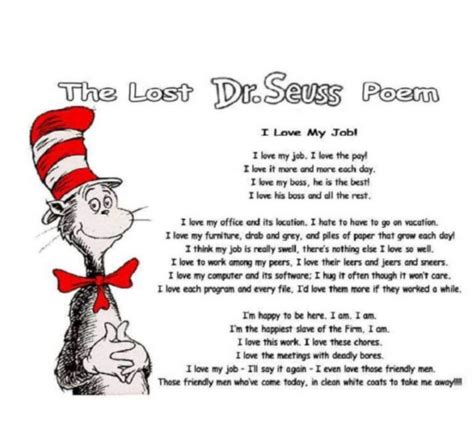 The Lost Dr Seuss Poem