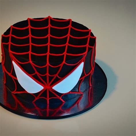 Miles Morales Spider Man Cake Spiderman Birthday Cake Spiderman Cake